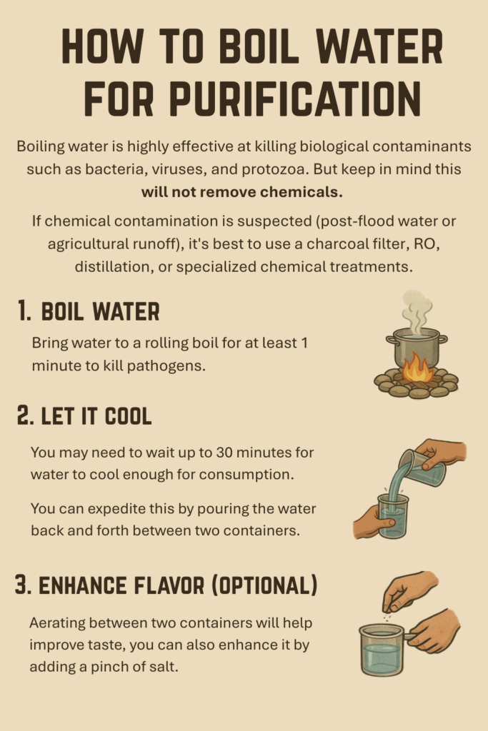 how to boil water