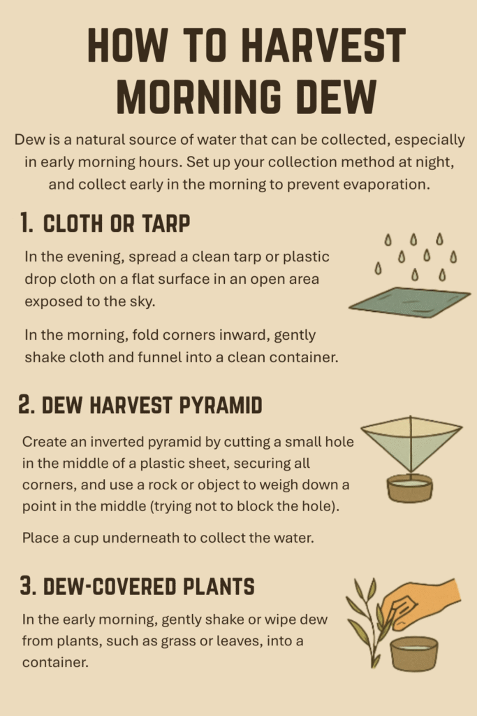 guide on harvesting morning dew