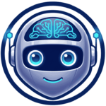 Friendly AI robot icon representing bot facts and how artificial intelligence is used to organize emergency preparedness information on Ready For Unsteady.